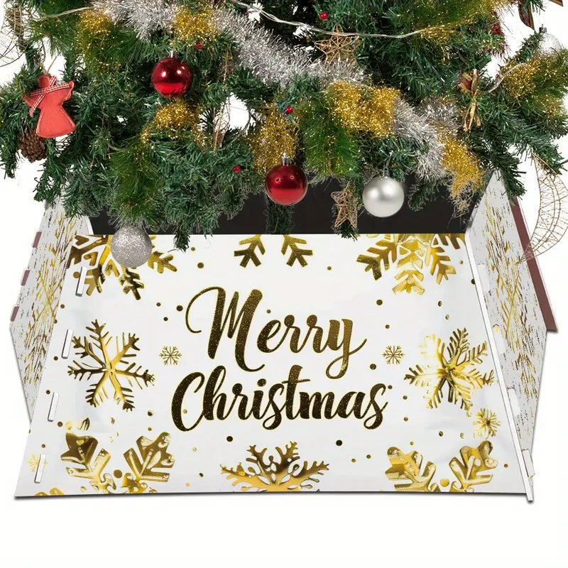 Saia Árvore de Natal Base PVC Encaixe 55x42x25cm