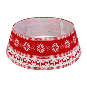 Saia Árvore de Natal Base De PVC, Floco De Neve E Alce 60x30cm